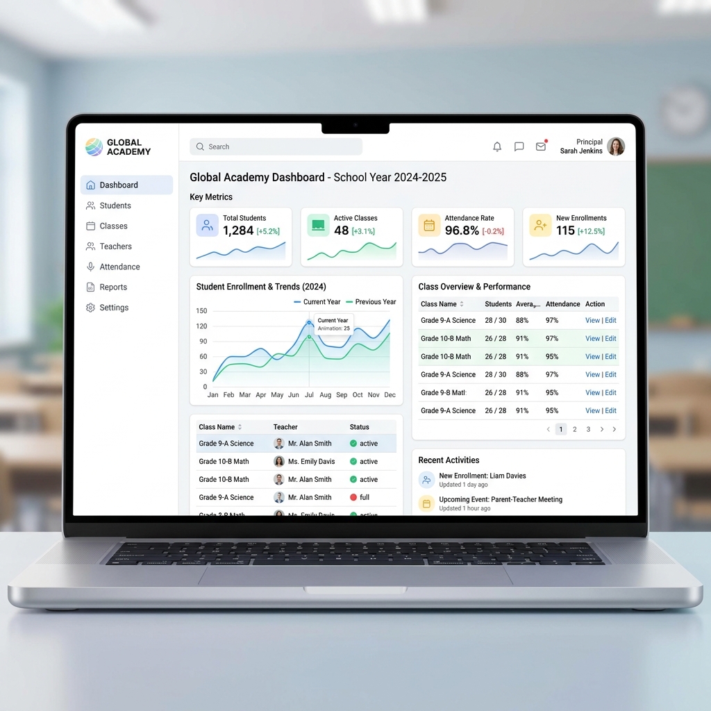 Elarion Easy Admin Dashboard