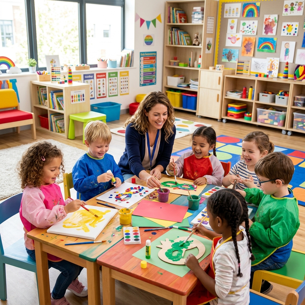 Preschool classroom photo sharing